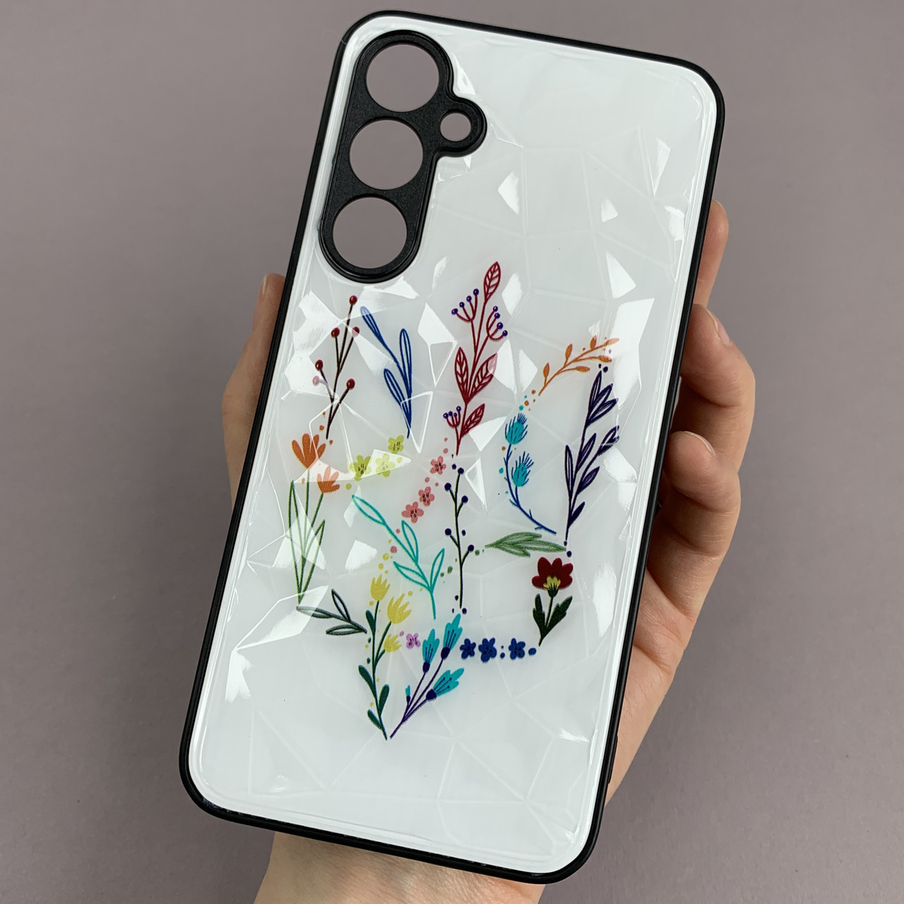Чохол для Samsung Galaxy S23 FE патріотичний чохол з тризубом на телефон самсунг с23 фе білий f8e