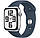 Apple Watch SE 2 GPS 44mm Silver Aluminium with Storm Blue Sport Band M/L MREE3 UA, фото 3