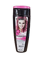 Розовый оттеночный ополаскиватель для волос Delia Cosmetics CAMELEO 200 мл