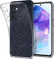 Чохол Spigen для Samsung Galaxy A55 5G - Liquid Crystal Glitter, Crystal Quartz (ACS07538)