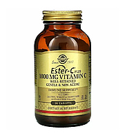 Эстер-С с витамином С, Solgar, 90 таблеток, Ester-C Plus Veg 1000 mg - 90 tab (SOL-01052)