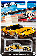 Машинка Hot Wheels - 1971 Lamborghini Miura SV - 2024 Vintage Racing Club (4/6) - HRV03