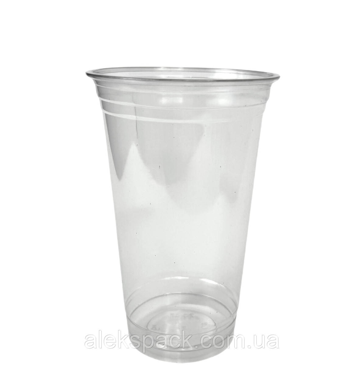 Стакан прозорий  600  РЕТ 20 OZ (530-620 мл )  (50/500 шт)
