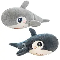 Мягкая детская игрушка Акула 60 см, игрушка для объятий Акула Синяя