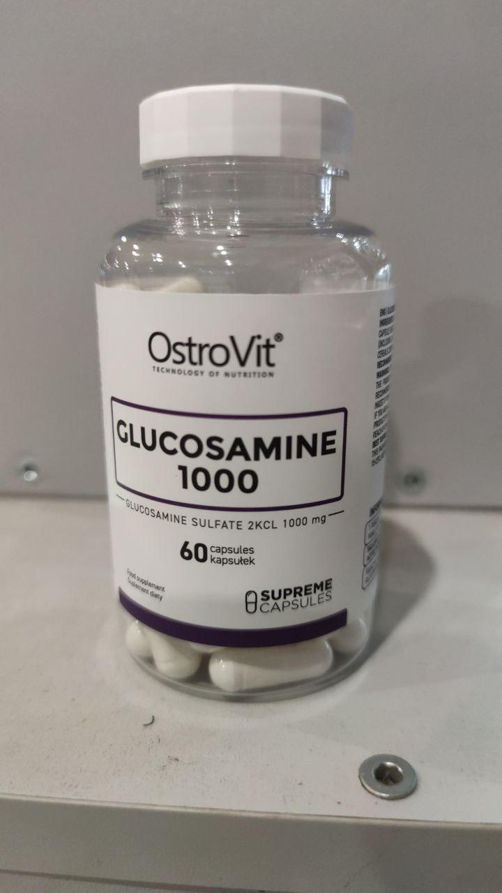 Глюкозамін Glucosamine 1000 Ostrovit 60 капс. для зв'язок і суглобів