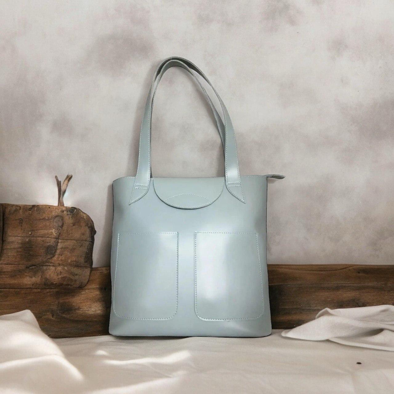 Сумка тоут жіноча з екошкіри Betty Pretty м'ятна 868MINT, фото 1