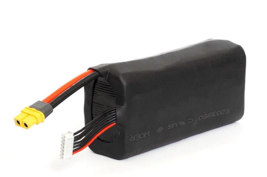 Батарея для FPV дрону, 6s2p, 8000mAh, Lishen LR2170LA, 21700