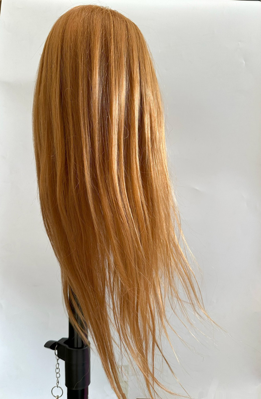 Голова учебная с натуральными волосами 60 см 519-27 со штативом - фото 3 - id-p2187960334