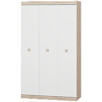 Шкаф 3-х дверный Эверест Соната-1200 дуб сонома + белый (DTM-2293)