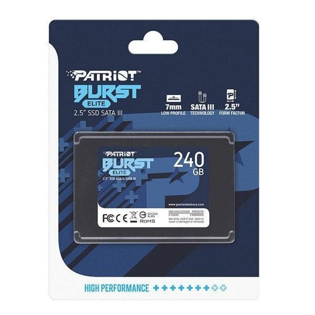 Накопичувач SSD 2.5" 240GB BURST Elite Patriot