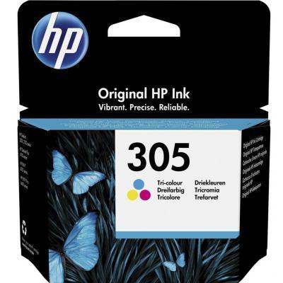 Картридж HP 305 Color Ink (3YM60AE) Різнобарвний струменевий картридж. Оригінал. 100 сторінок