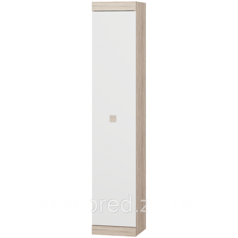 Шафа-пенал закрита Соната дуб сонома + білий (DTM-2275)