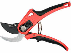 Секатор для гілок із заокругленими лезами YAТO  L-208 мм