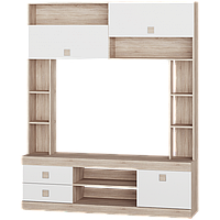 Стенка для гостиной Эверест Соната дуб сонома + белый (DTM-2250)