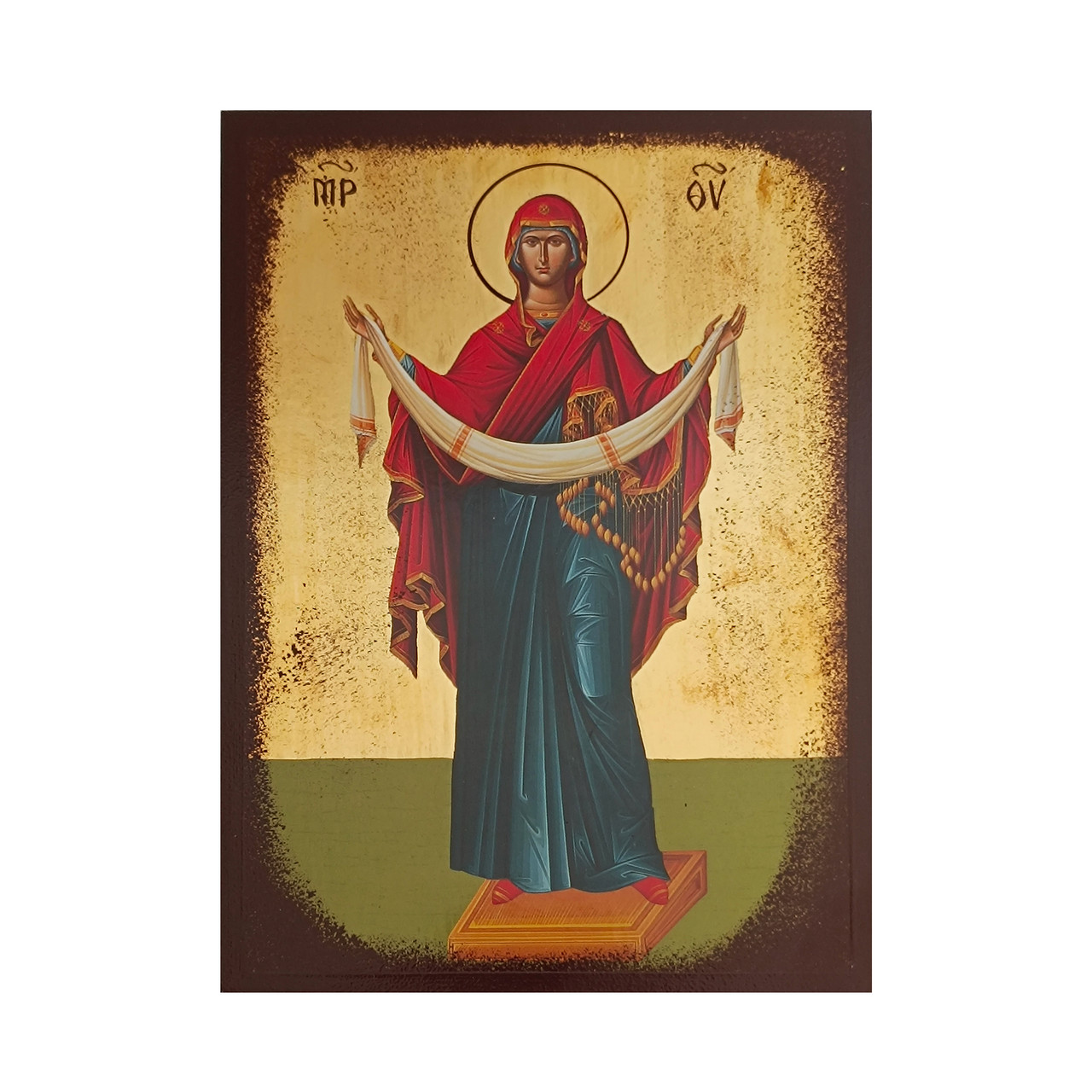 Ікона Покрова Пресвятої Богородиці 14 Х 19 см
