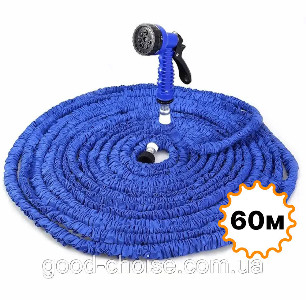 Садовий шланг для поливу 60 м / 200 ft, V-HOSE PRO + розпилювач / Поливальний шланг, що розтягується