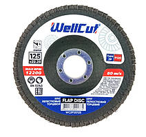 Круг пелюстковий торцевий 125*22,2 т29 WellCut P 120 диск зачисний для металу