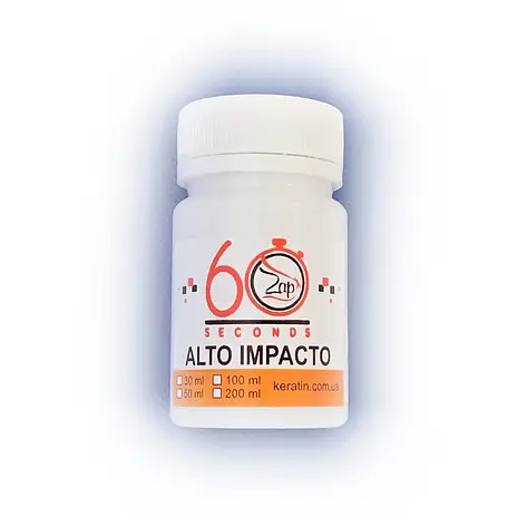 Ботокс для волосся Zap Alto Impacto 60 segundos 950 г (12017 k) 100 г (розлив), фото 1