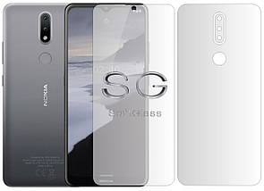 М'яке скло Nokia 2.4 TA 1270 Комплект: Передня та Задня панелі поліуретанове SoftGlass