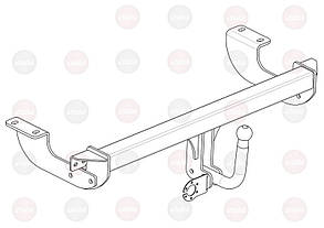 Фаркоп Citroen C4 (хетчбек 2005-2010)(Фаркоп Сітроен С4 )VasTol