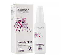 Антиперспирант-спрей для ног с усиленным длительным действием Biotrade Odorex Foot Antiperspirant Spray, 40 ml