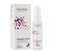 Антиперспірант-спрей для ніг із посиленою тривалою дією Biotrade Odorex Foot Antiperspirant Spray, 40 ml