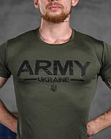 Футболка олива CoolMax UKRAINE ARMY