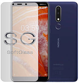 М'яке скло Nokia 3.1 Plus на екран поліуретанове SoftGlass