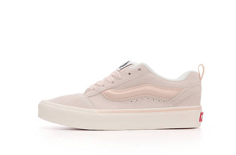 Женские кеды Vans KNU Skool Pastels Pink VN0009QCPNK Grey