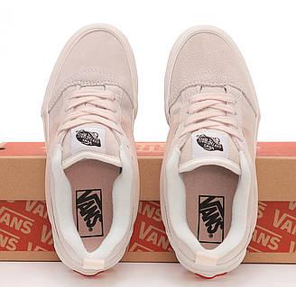【レア】vans pro scull Женские кеды Vans KNU Skool Pastels Pink VN0009QCPNK Grey