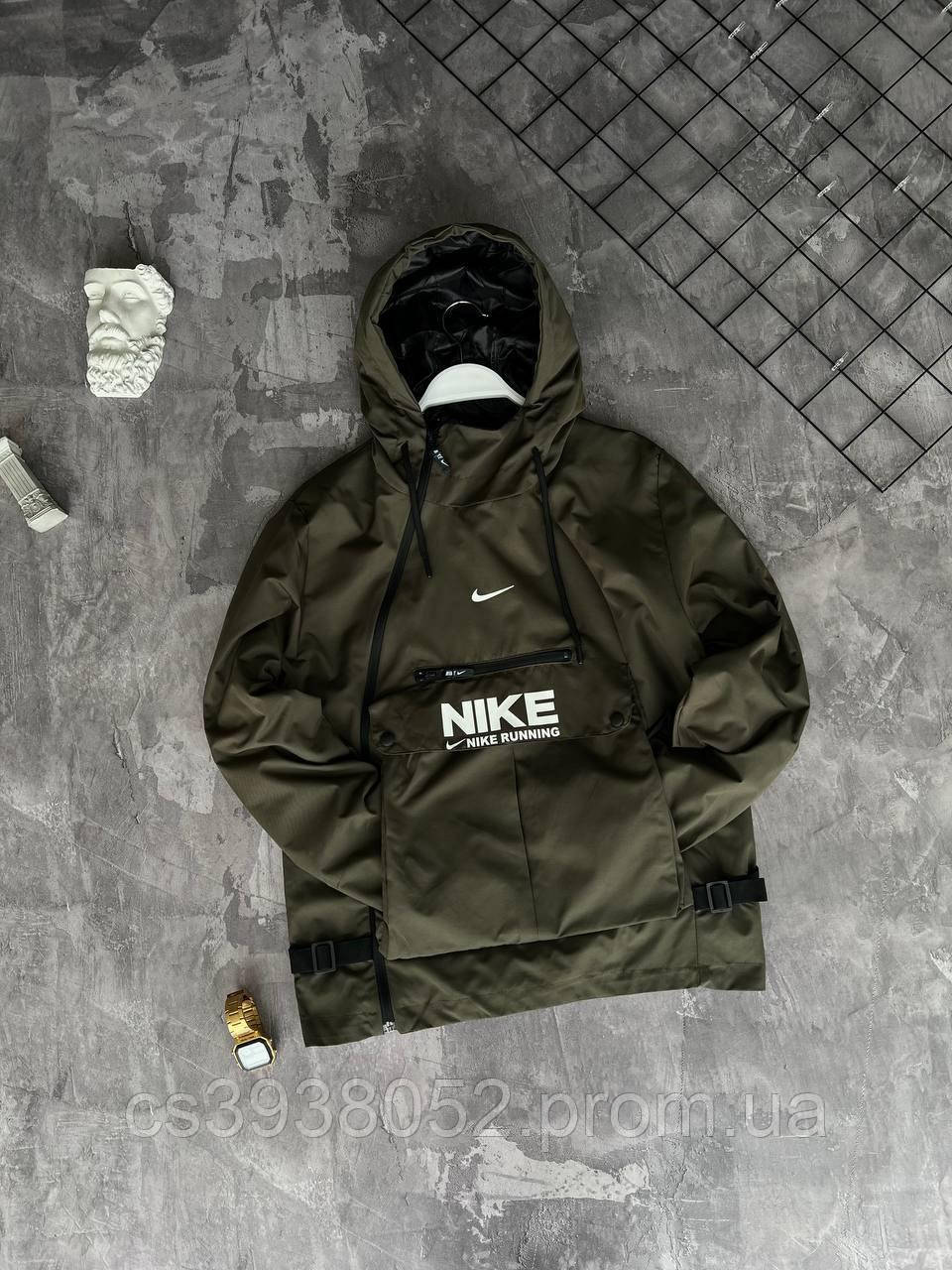 Nike вітровка Чоловічі анораки nike Анорак весняний Спортивні куртки Вітровки Аноракі Куртки анорак чоловічі