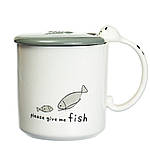 Кружка керамічна "Котик" 350мл (0482JH)