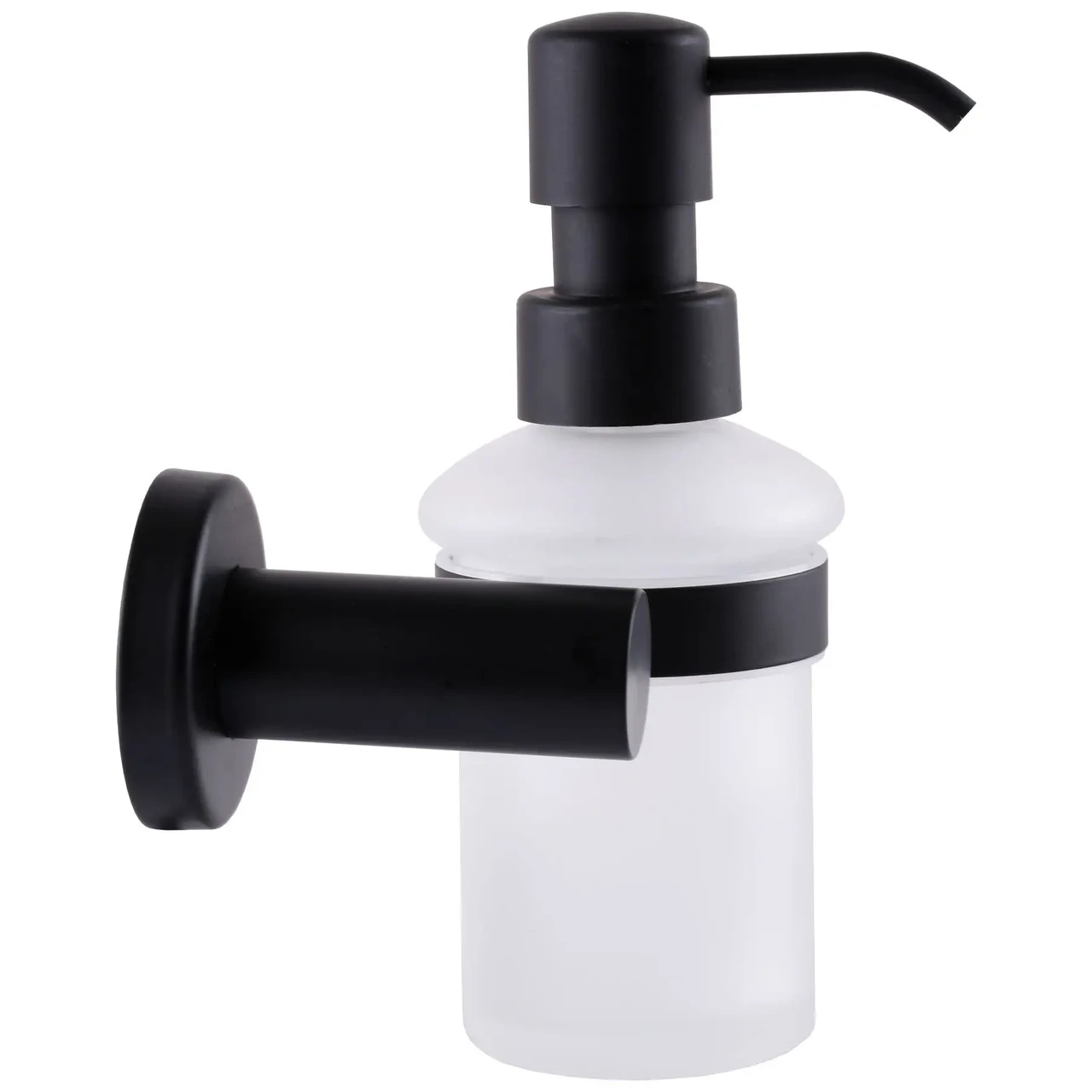 Дозатор рідкого мила Globus Lux BS8433 чорний матовий неіржавіюча сталь SUS304, фото 1