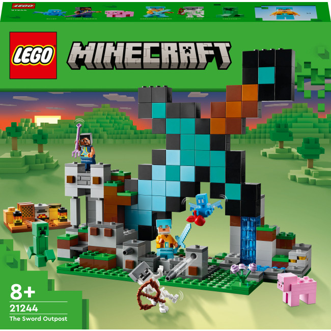 LEGO Minecraft Форпост із мечем 21244 конструктор лего майнкрафт Форпост із мечем