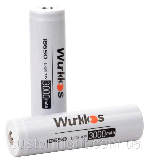 Акумулятор 18650 Wurkkos 3000mAh