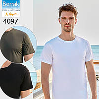 Чоловіча біла футболка Berrak 4097