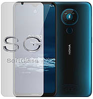 Мягкое стекло Nokia 5.3 на Экран полиуретановое SoftGlass