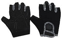 Женские перчатки для занятия спортом, велоперчатки Crivit черные
