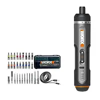 Викрутка акумуляторна Worx WX242 з насадками в кейсі