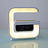 Акумуляторний світильник XM-G3 mini, RGB нічник, годинник, бездротова зарядка, Bluetooth колонка, фото 5