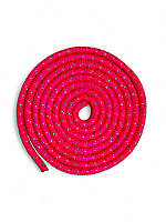 Спортивная скакалка Tuloni RG Rope 3,0 m 165 gr. mod. Metal-Lurex col. Pink Fluo