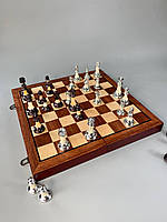 Шахматы деревянные с акриловыми фигурами, изумительный подарок, 44,5×22 см, арт 198005