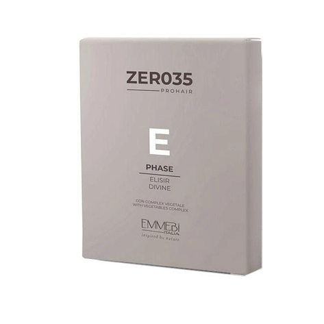 Ампули для волосся Emmebi Italia Zer035 Phase E Pro Hair New Elisir Divine, 12x4ml (10084), фото 1