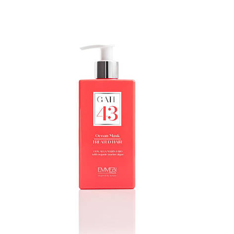 Маска для фарбованого й пошкодженого волосся Emmebi Italia Gate 43 Wash Ocean Mask Treated Hair, 200 ml (14113), фото 1