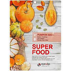 Набір тканинних масок для обличчя Гарбуз Eyenlip Super Food Pumpkin Mask, 23 мл*10шт