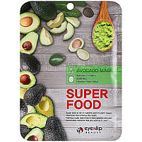 Набір тканинних масок для обличчя з авокадо Eyenlip Super Food Avocado Mask, 23 мл*10шт, фото 2