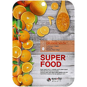 Набор тканевых масок для лица с апельсином Eyenlip Super Food Orange Mask, 23 мл*10шт