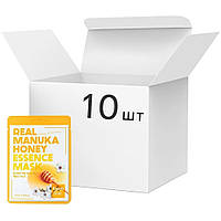 Набор тканевых масок с медом манука FarmStay Real Manuka Honey Essence Mask 23 мл*10шт