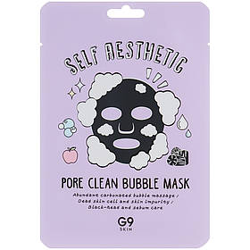 Набір бульбашкових масок для обличчя G9SKIN Self Aesthetic Pore Clean Bubble Mask 23 мл*5 шт