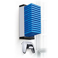 Настінний кронштейн для зберігання дисків PS5/Xbox P5 стійка для зберігання гачки для геймпадів